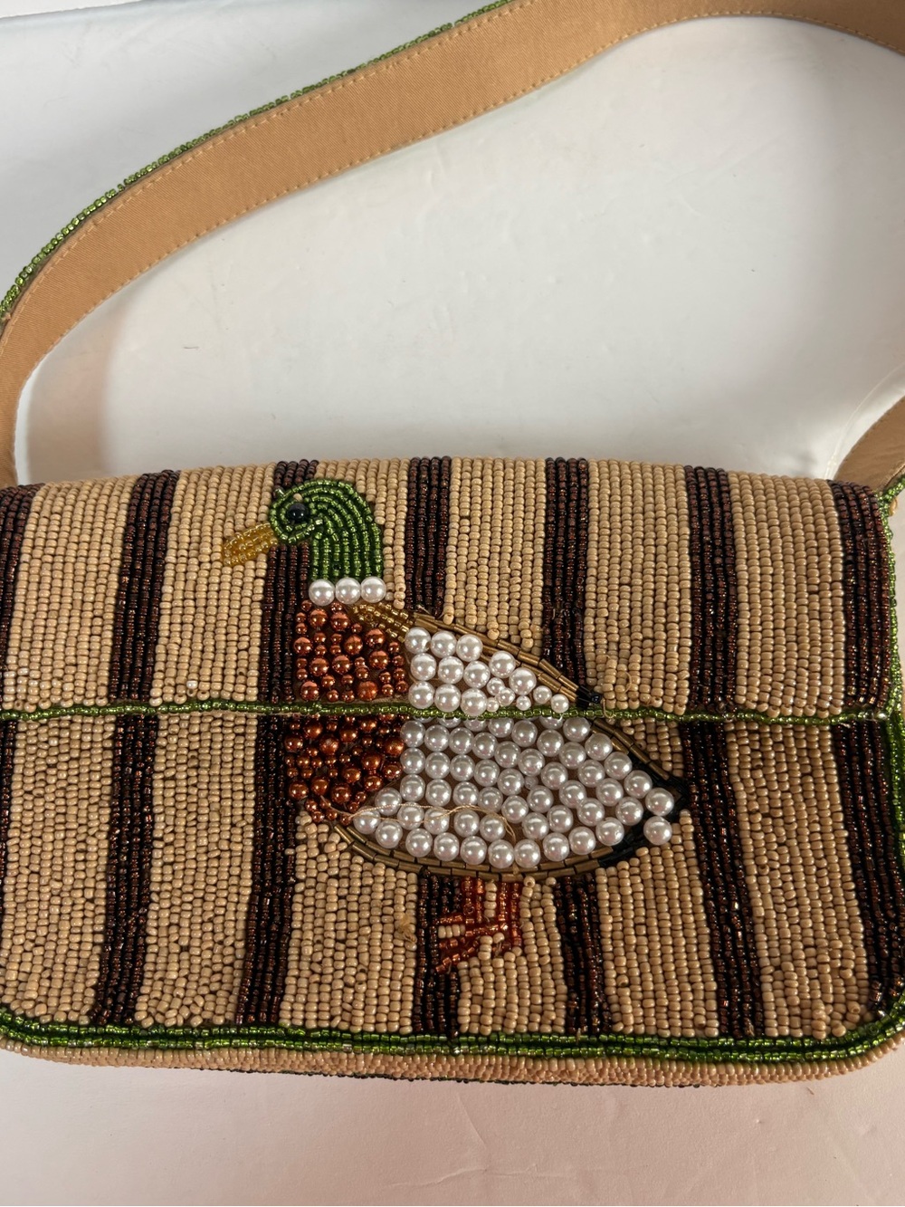 NWOT Anthropologie The Fiona Beaded Bag: Animal Edition - Picture 5 of 15